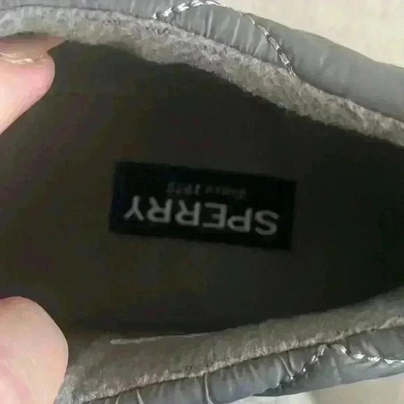 Sperry Women's MOC-SIDER , GREY NYLON, Sz 7.5- New with tags - Picture 13 of 13